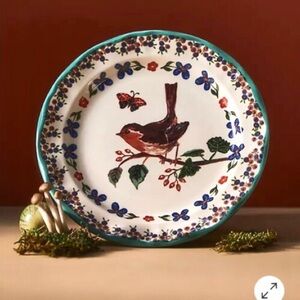 Anthropologie Nathalie Lete Plate Stoneware NIB
